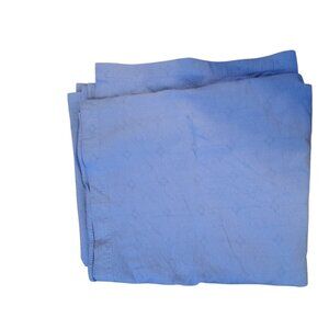 Sferra Bros coverlet queen ? 100x92 blue embossed Egyptian Cotton Italy